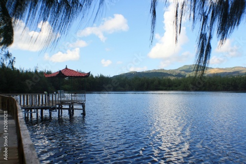 Scenic view of Susupe Lake on Saipan, Northern Mariana Islands photo