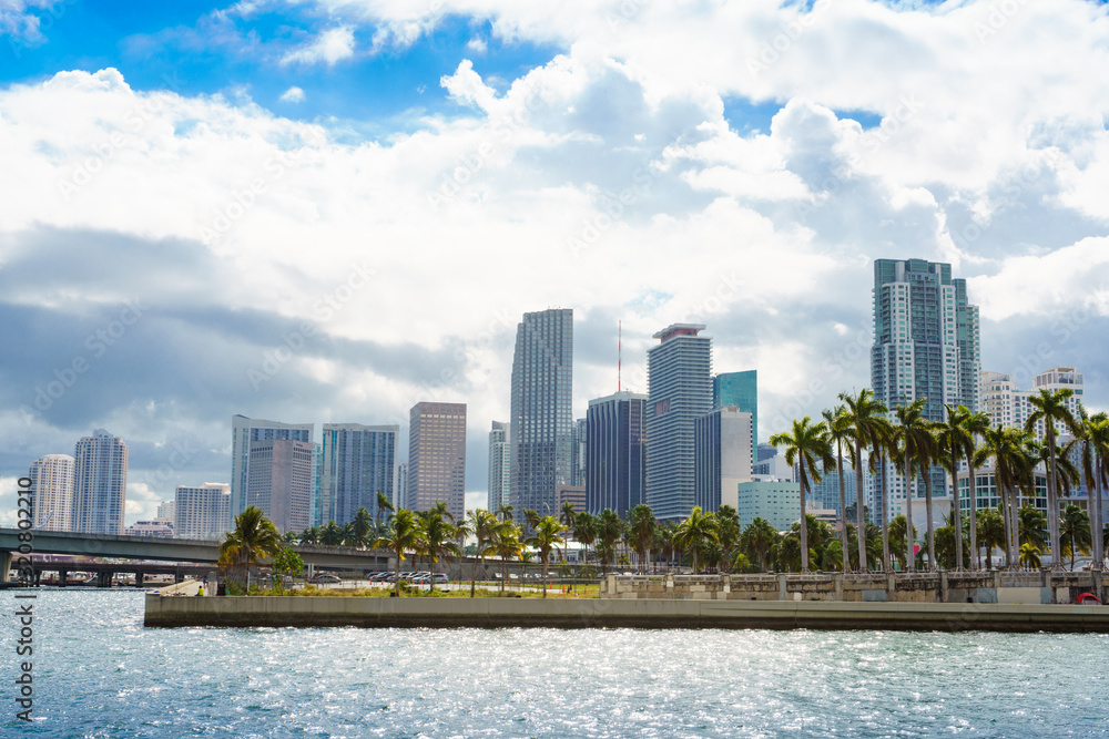 Obraz premium Miami skyline, Florida, USA