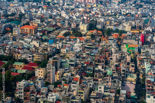 City scape of Ho Chi Minh, Vietnam