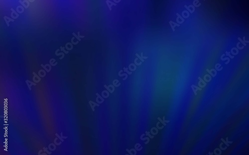 Dark BLUE vector background with stright stripes. Colorful shining illustration with lines on abstract template. Smart design for your business advert.