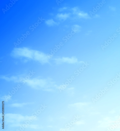 Fototapeta Naklejka Na Ścianę i Meble -  blue sky with beautiful natural white clouds