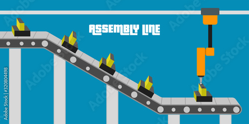Assembly line poster