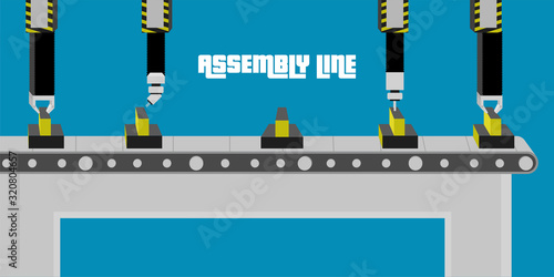 Assembly line poster