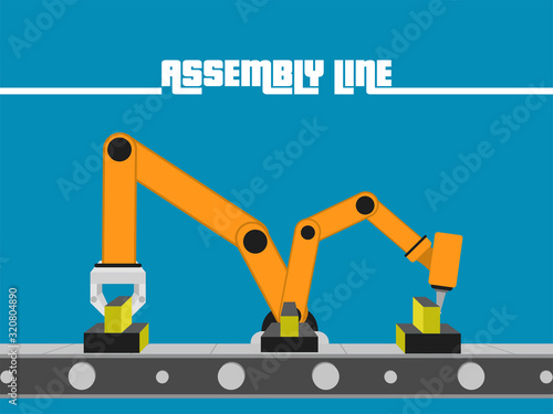 Assembly line poster