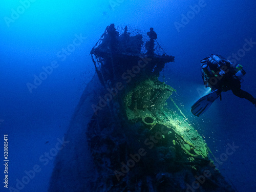 Epave Sous marin U455 CCR Gênes, Italy © StormTrooper