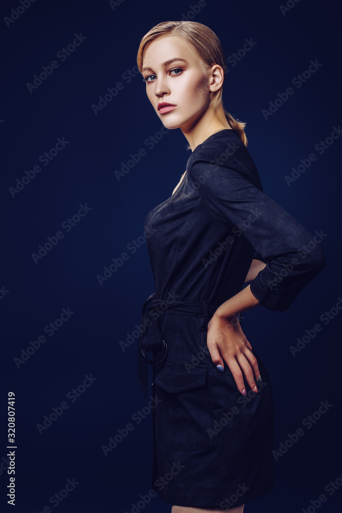 stylish young blonde stylish young blonde