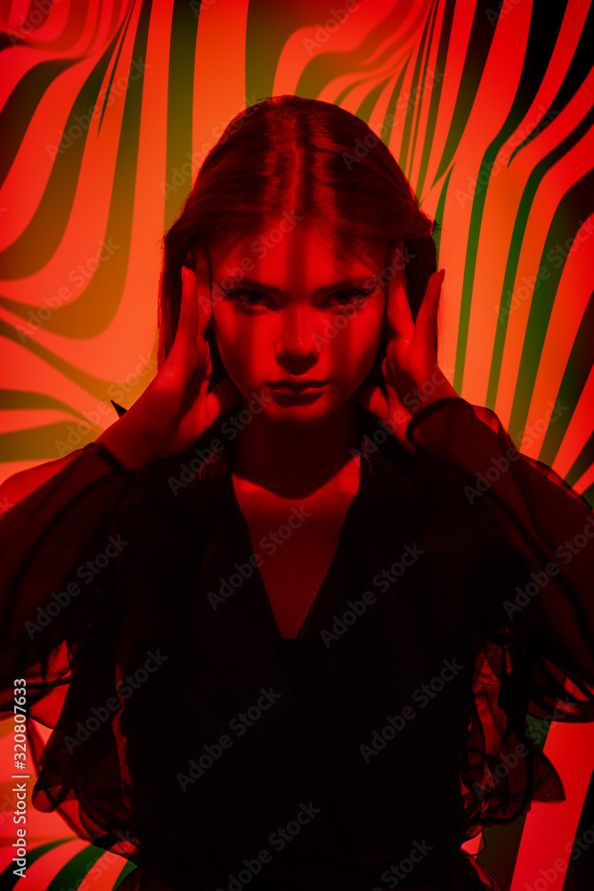 © Andrey Kiselev - portrait in red light