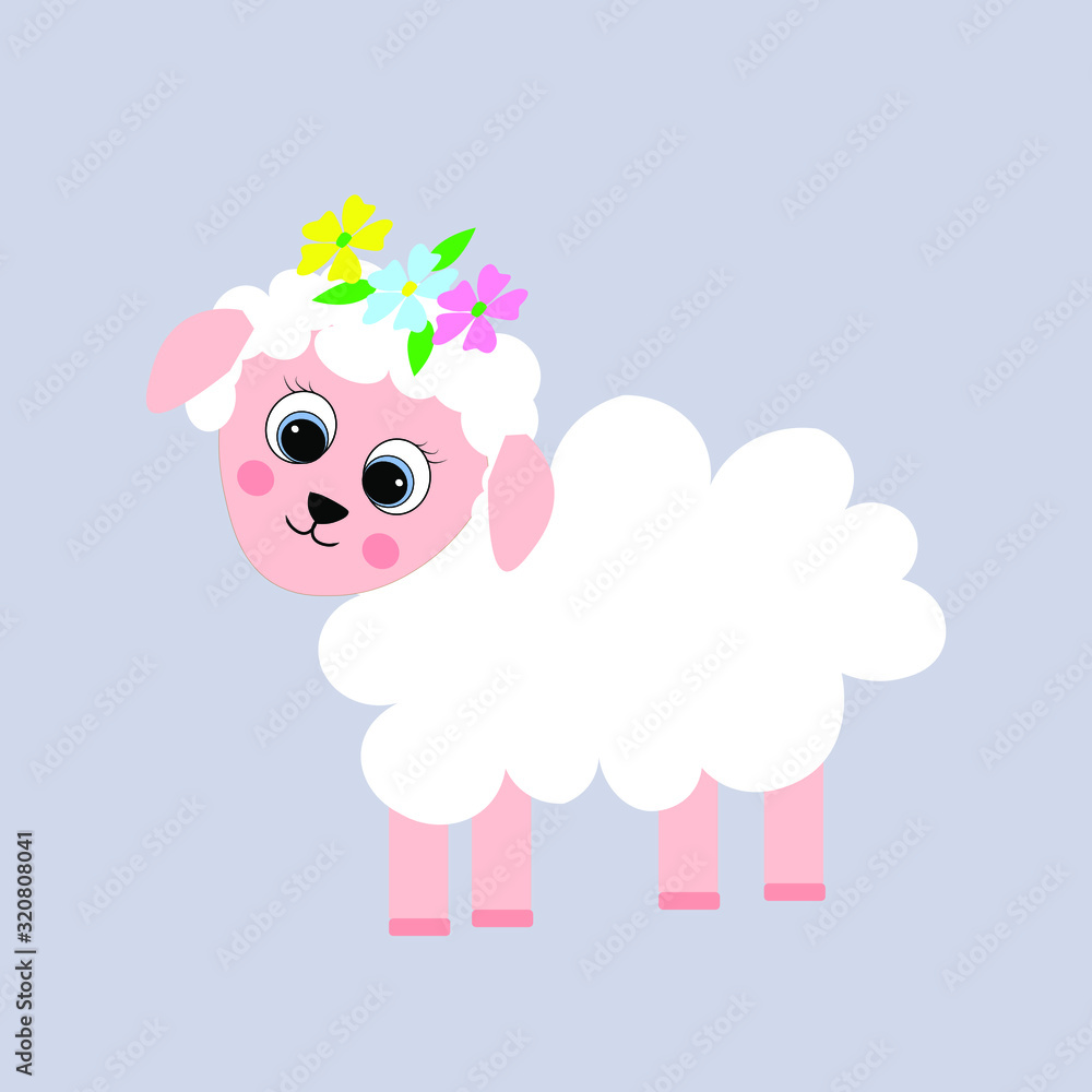 sheep illustration vector sheep illustration vector