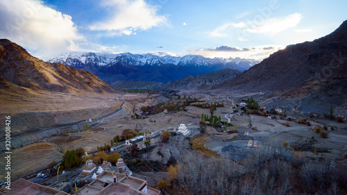 Ancient town in valley Leh-Ladakh