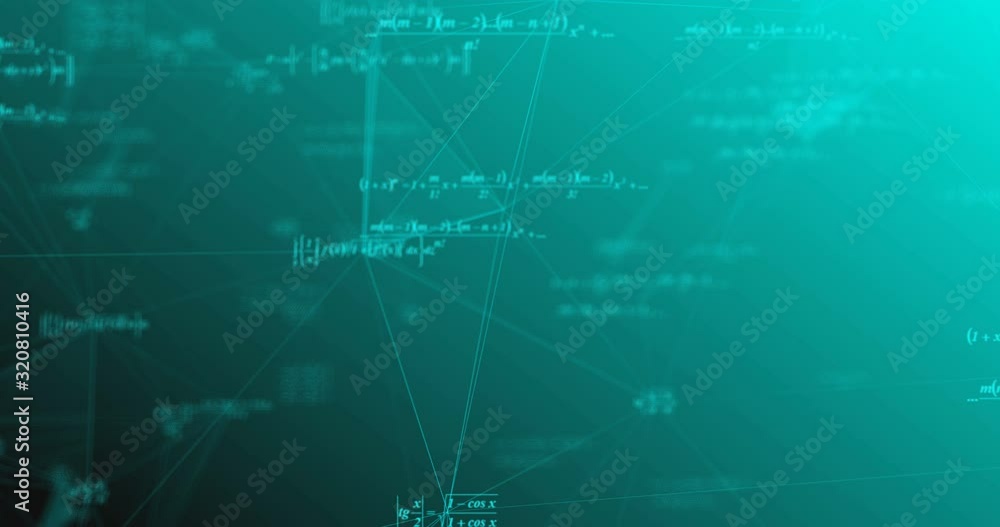 Mathematical formulas moving in space and forming 5G symbols, the concept of scientific and technological progress in the field of communications Mathematical formulas moving in space and forming 5G symbols, the concept of scientific and technological progress in the field of communications