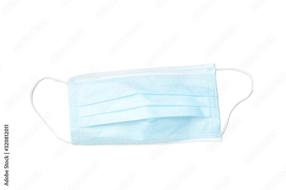 Protective mask isolated on white background. Virus protection Protective mask isolated on white background. Virus protection