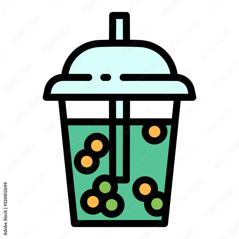 Smoothie icon. Outline smoothie vector icon for web design isolated on white background Smoothie icon. Outline smoothie vector icon for web design isolated on white background