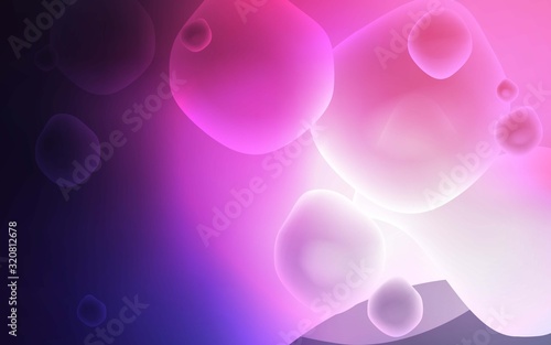 Dark Purple, Pink vector template with bent ribbons. Shining crooked illustration in memphis style. A completely new template for your business design.