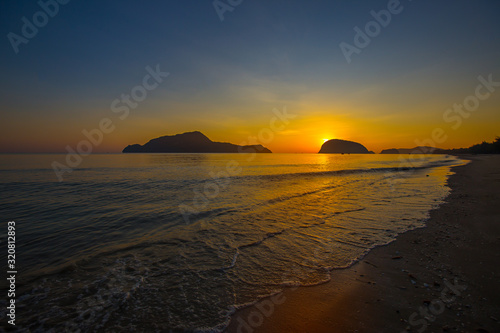 Thailand  Sunset  Lake  Sky  Dawn