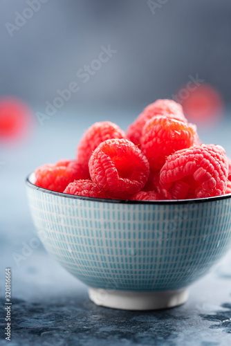 Fresh sweet raspberry