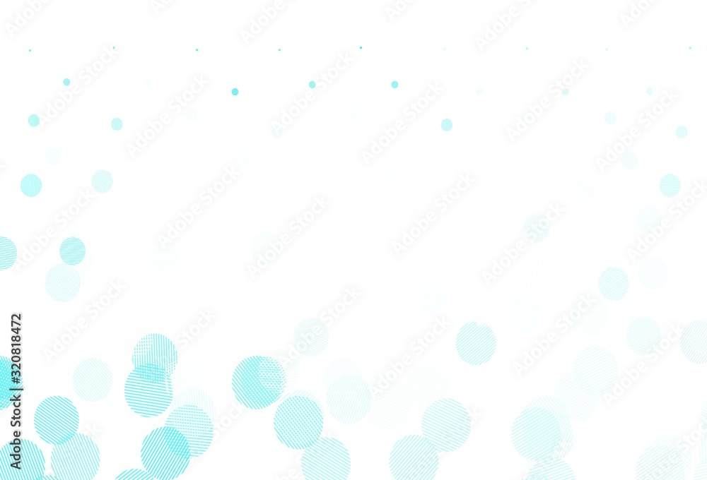 Light Blue, Green vector layout with circle shapes.