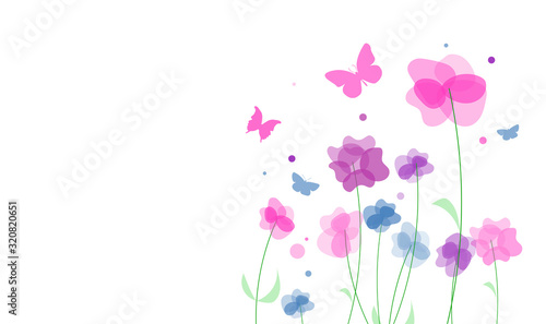 fiori, piante, primavera	, erbe
