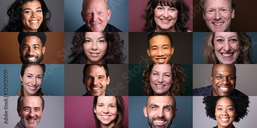 Konstfotografi Portraits of different people