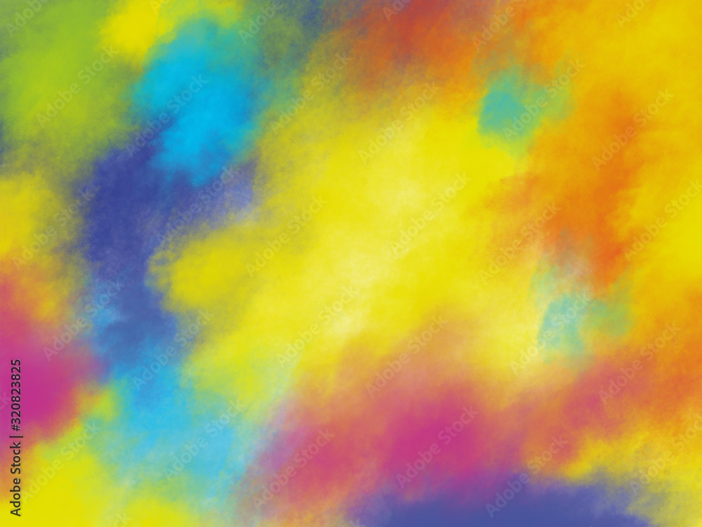 Holi festival background design of colorful brush strokes with copy space Holi festival background design of colorful brush strokes with copy space