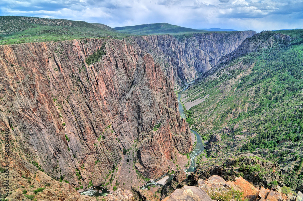 Black Canyon of the Gunnison National Park  - an American national park located in western Colorado .