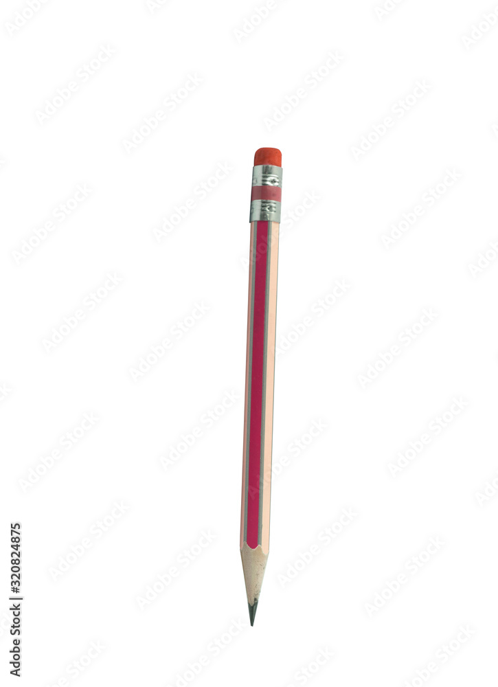 Pencil with Copy Space Isolated on a White Background. Pencil with Copy Space Isolated on a White Background.