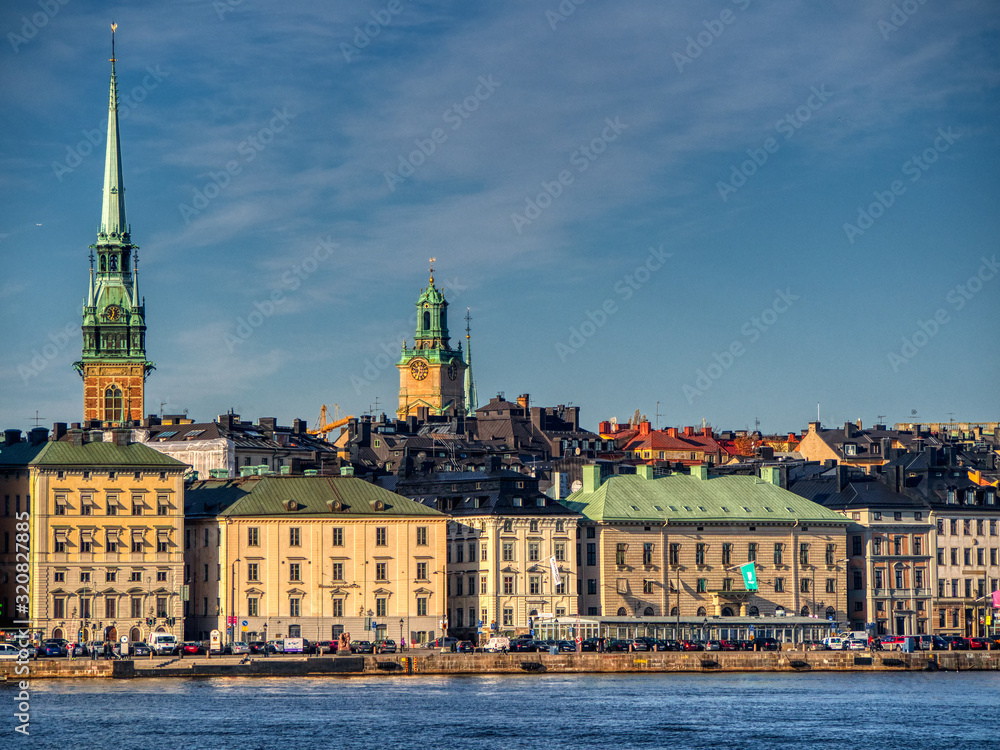 view of old town, stockholm