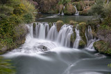 Cascading Waterfalls Skradinski Buk. Krka