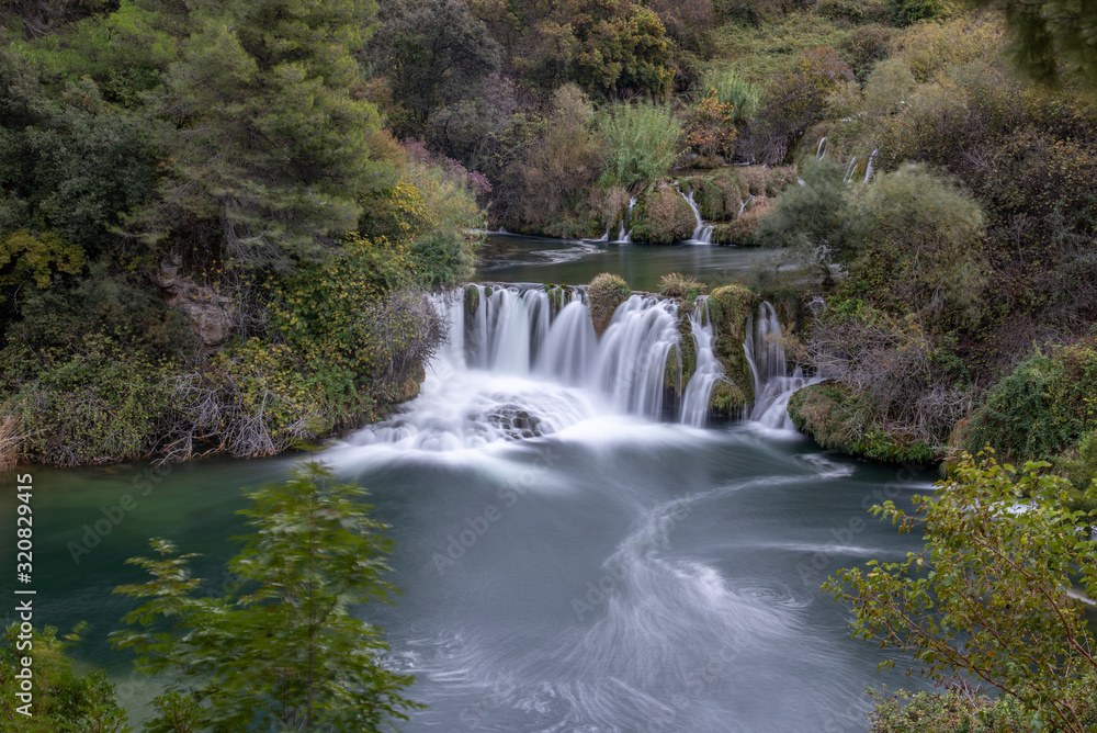 Obraz premium Cascading Waterfalls Skradinski Buk. Krka