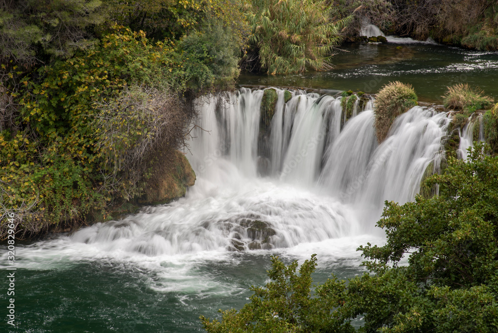 Fototapeta premium Cascading Waterfalls Skradinski Buk. Krka