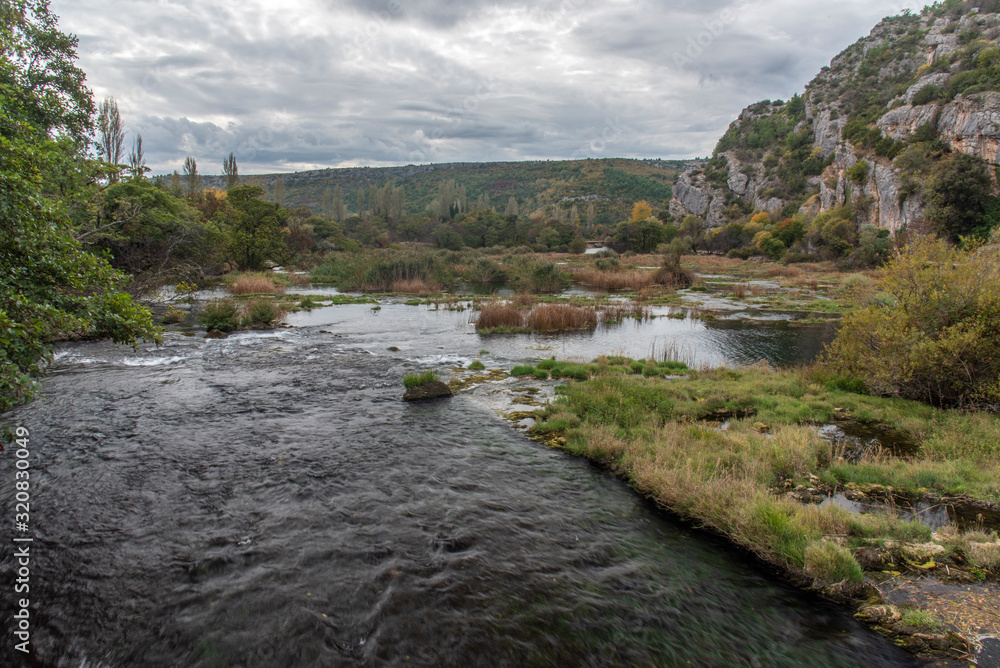 Fototapeta premium Cascading Waterfalls Skradinski Buk. Krka