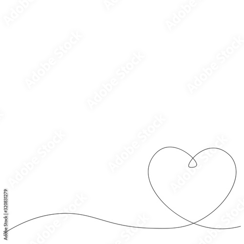 Valentines day heart background love design vector illustration