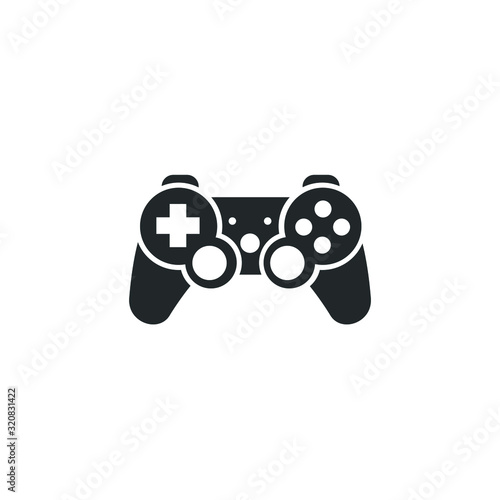 game controler icon template color editable. Gamepad symbol vector sign isolated on white background illustration for graphic and web design.