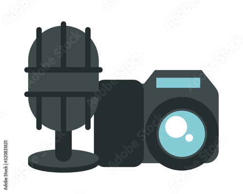camera photographic device with microphone