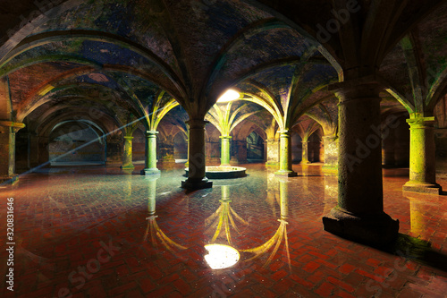 Portuguese Cistern in fortress Mazagan - famous tourist atraction of El Jadida. Morocco photo