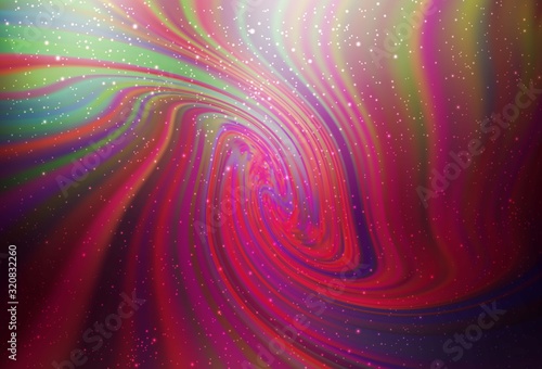 Dark Pink vector layout with cosmic stars. Modern abstract illustration with Big Dipper stars. Smart design for your business advert.