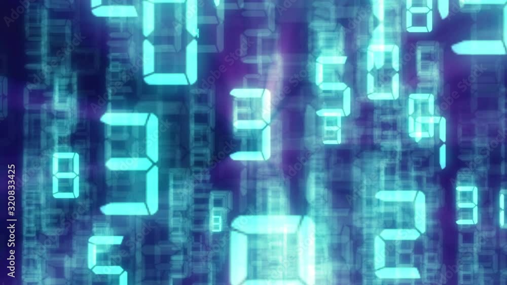 Abstract binary background, number streams, matrix effect. Abstract binary background, number streams, matrix effect.