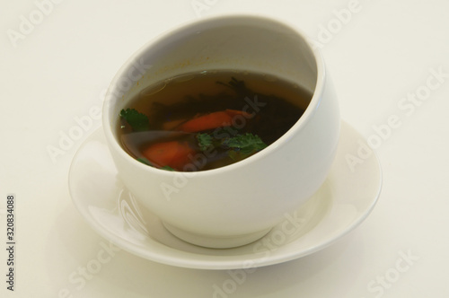 Food portrait of Seaweed soup