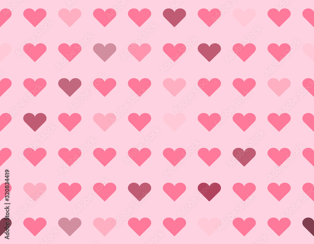 seamless heart shape pattern on pink background vector illustration seamless heart shape pattern on pink background vector illustration