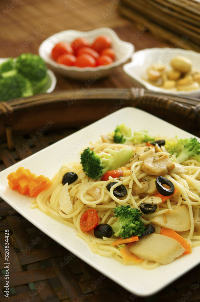 Food portrait of Italian Cuisines spaghetti Food portrait of Italian Cuisines spaghetti
