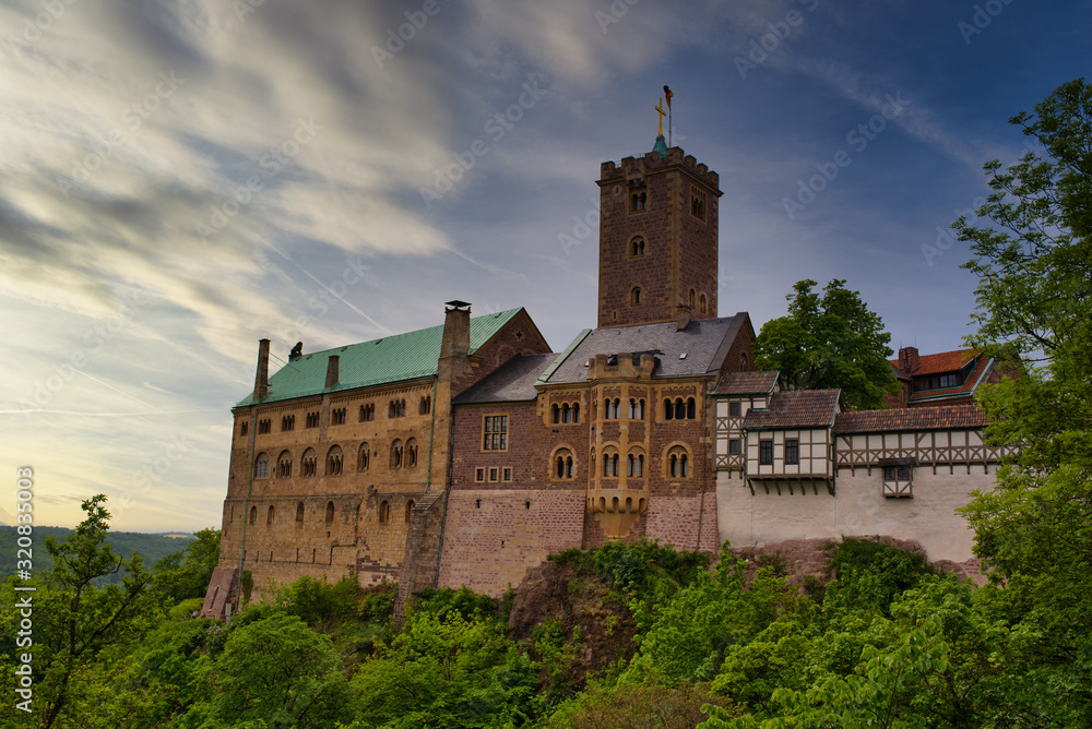 Die Wartburg Eisenach Thüringen Deutschland