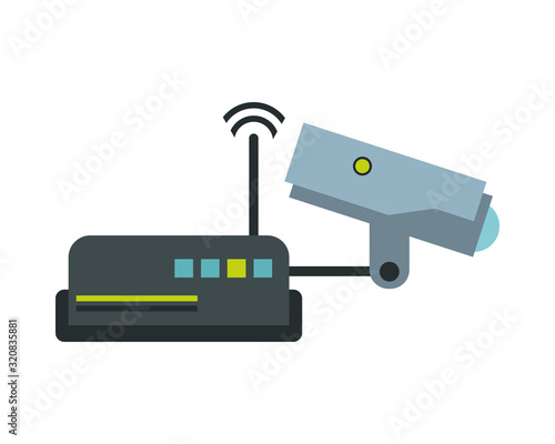 route wifi with cctv camera devices technology