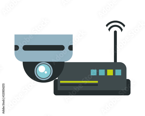 route wifi with cctv camera devices technology