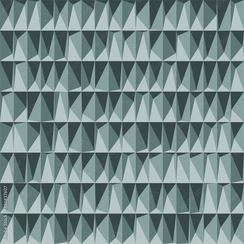 Fototapeta premium Abstract Structure Blocks Generative Art background illustration