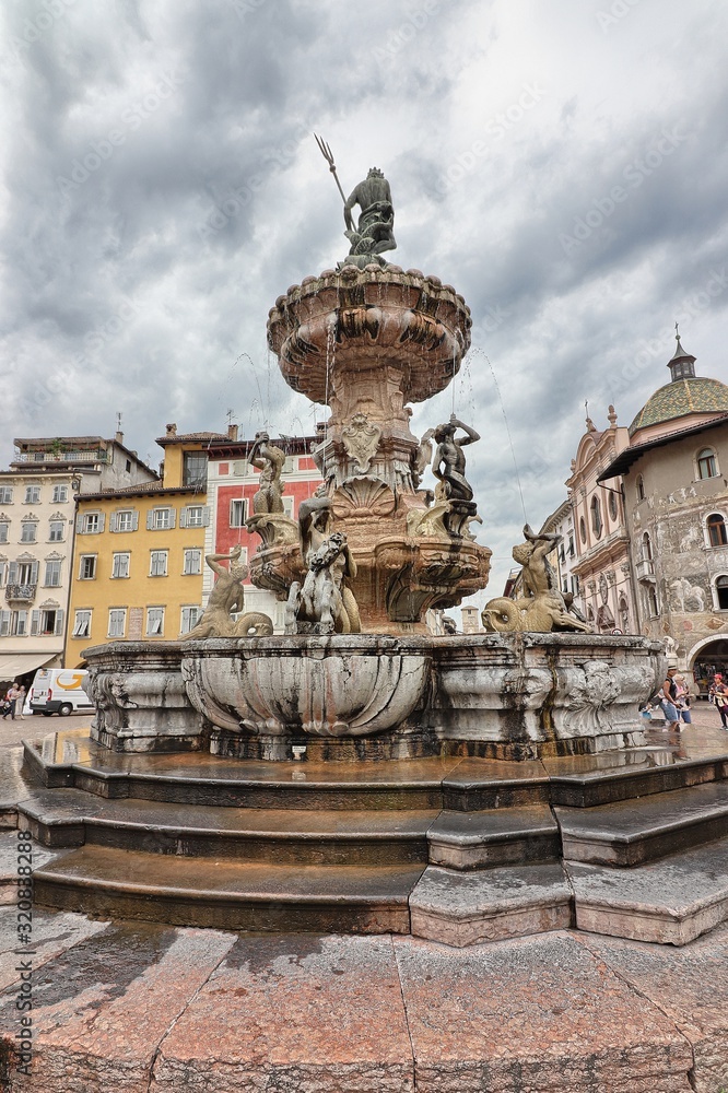 Fountain of Neptune, Trento, Italy