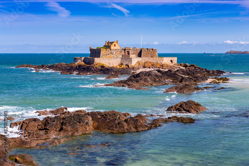 Saint Malo. Fort National on the island.