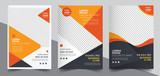 Brochure design, cover modern layout, annual report, poster, flyer in A4 