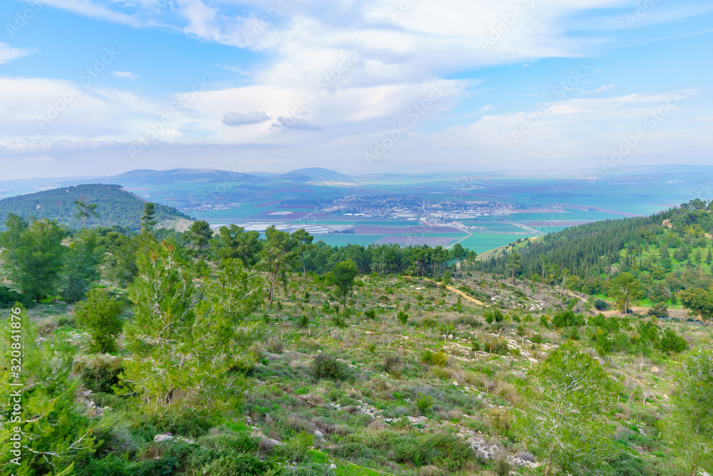 Landscape and countryside in the eastern Jezreel Valley