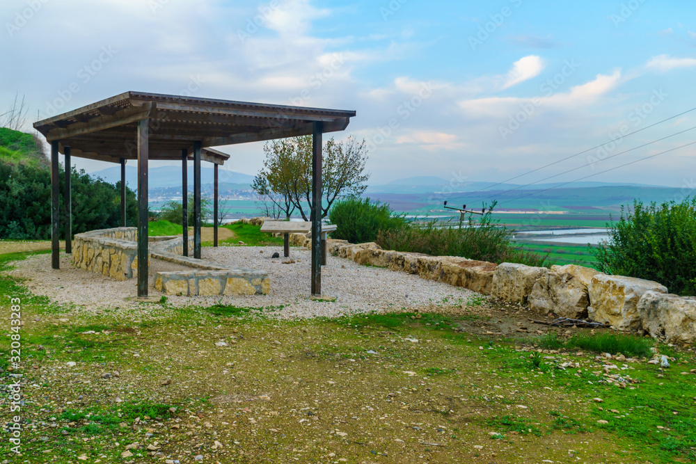 Hefziba Quarry observation point, and the Jezreel Valley Hefziba Quarry observation point, and the Jezreel Valley