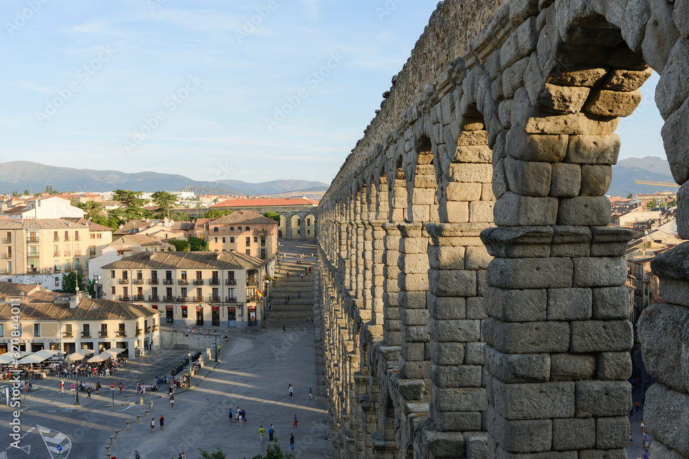 Acueducto de Segovia., España