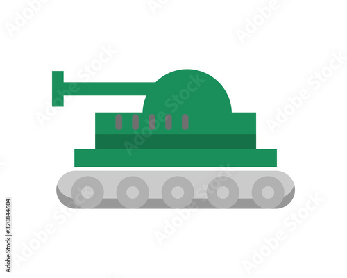 tank military force isolated icon